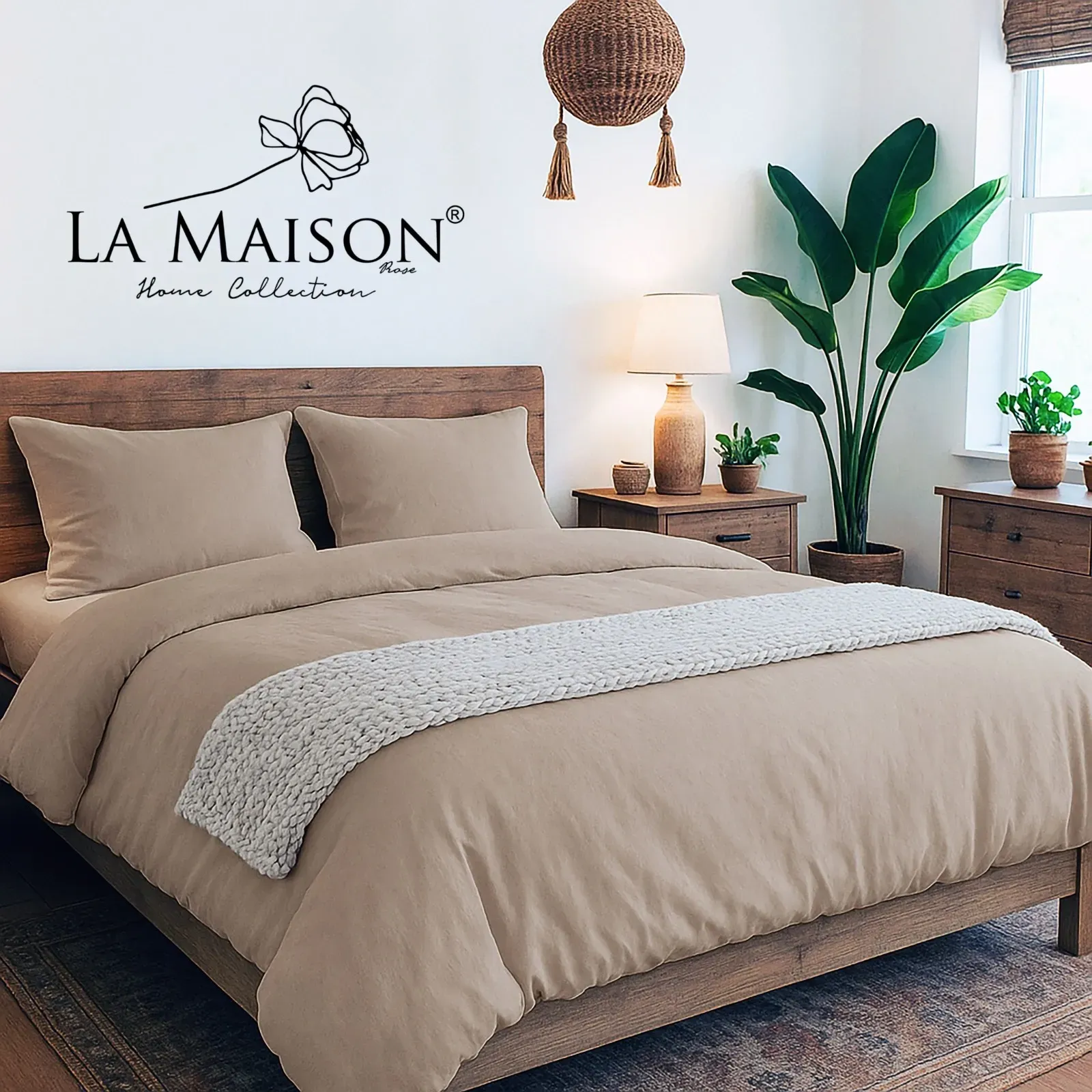ست کاور 6 تکه lamaison mariella بژ